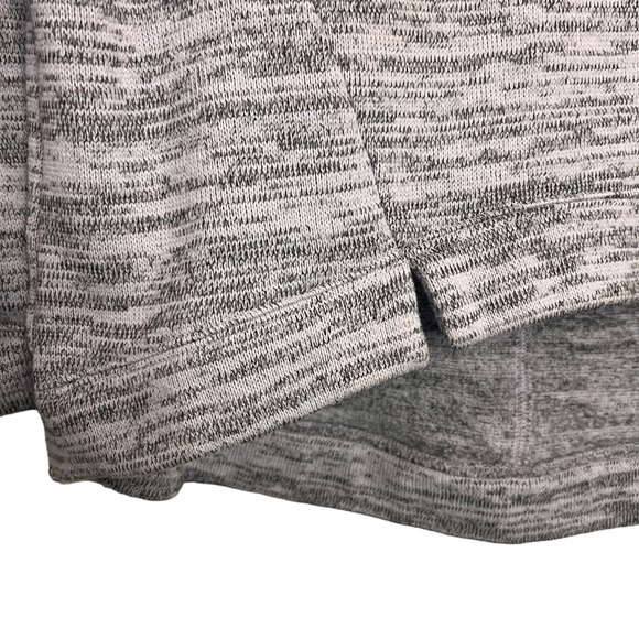 Anthropologie Saturday Sunday Marled Cowl Neck Pullover Sweatshirt Purple Gray S - Picture 6 of 9